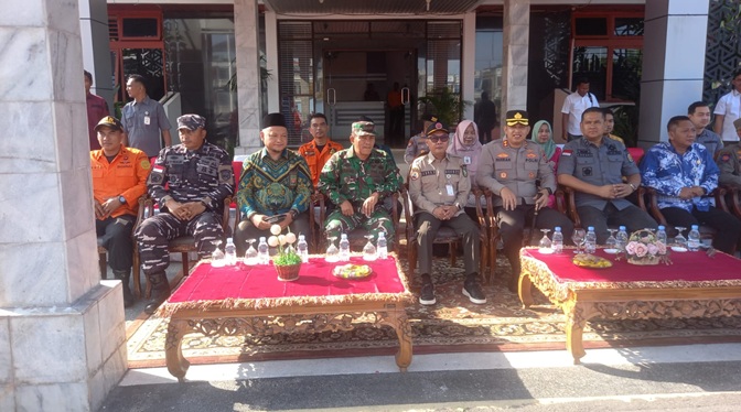 Pimpinan PN bengkalis Hadiri Apel Kesiapsiagaan Penanggulangan Bencana Karhutla Tahun 2026